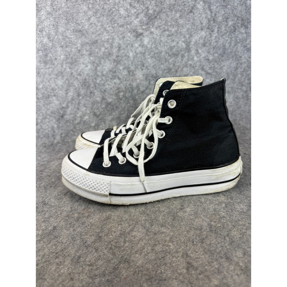 Converse Chuck Taylor All Star Platform High‎ Black Sz 6